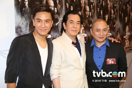 Mã Quốc Minh cùng hai diễn viên gạo cội Thang Trấn Nghiệp và Huỳnh Thu Sinh tuyên truyền cho bộ phim “Kiêu hùng”